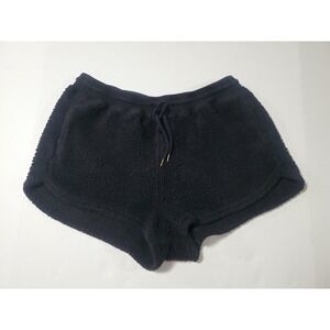 colsie • cozy faux fur sherpa shorts Black‎ Size Small